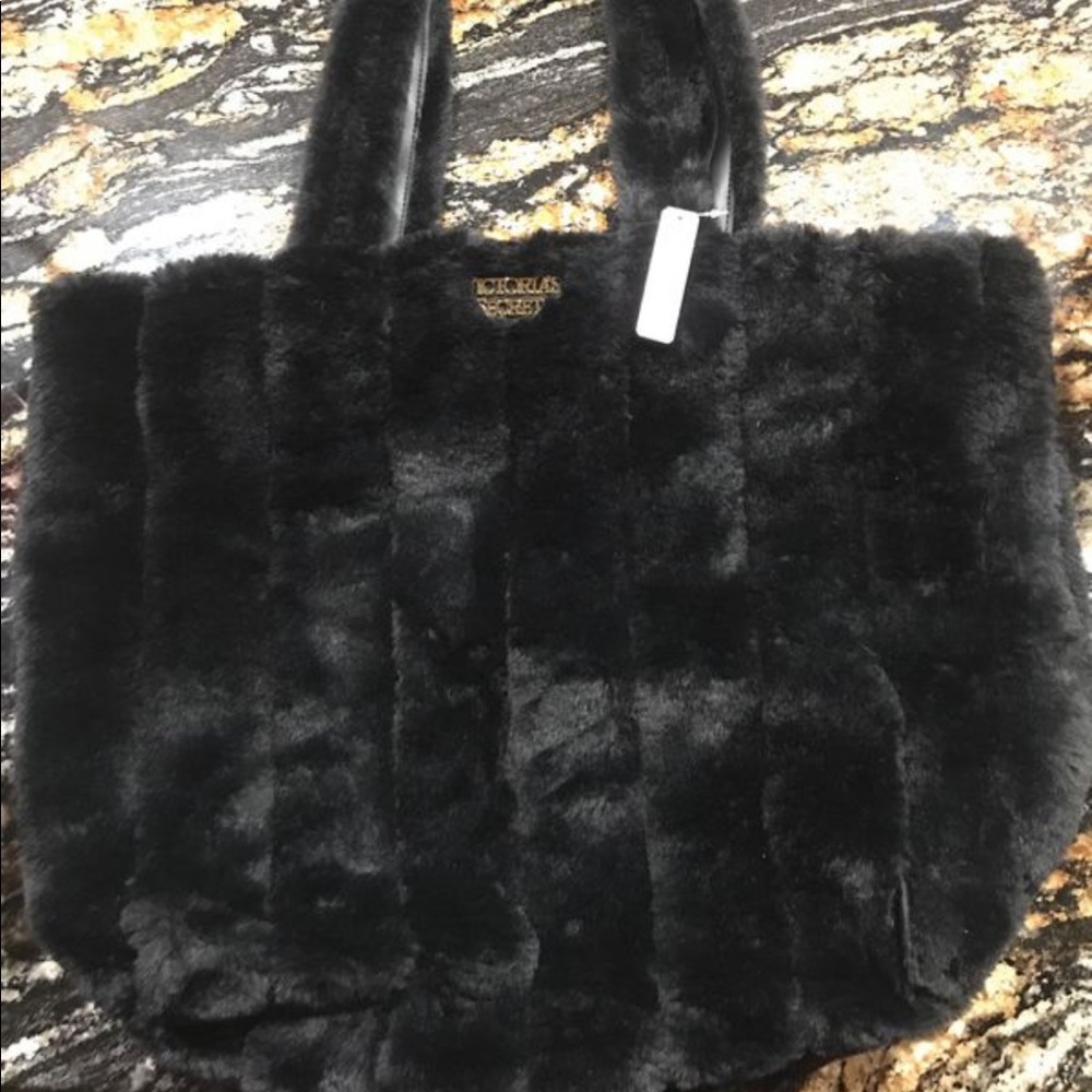 Furry Victoria secret bag